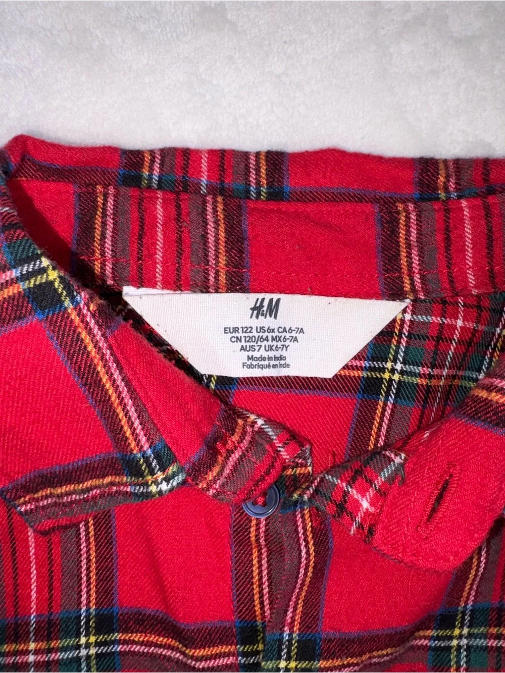 Boys Plaid Button-Up Shirt Bundle | Tommy Bahama, H&M & More | Sizes 5/6–6/7